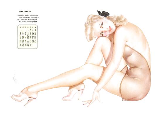 Erotic Calendar 2 - Pin-up calendar 1944 #7742952