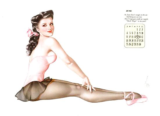 Erotic Calendar 2 - Pin-up calendar 1944 #7742966