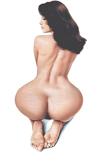 Vast Ass Enormous Booty Art work Sexy Babes #9769716
