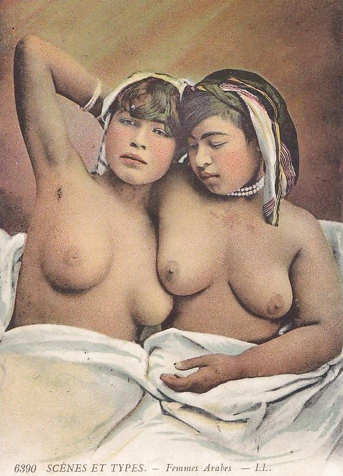 Vintage Erotic Photo Art 3 - Arabian Girls c. 1900 - 1930 #6317117