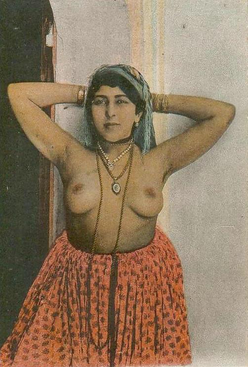 Cru Art Photo érotique 3 - Filles Arabian C. 1900 - 1930 #6317229