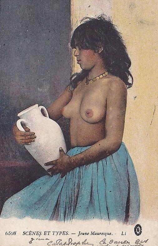 Cru Art Photo érotique 3 - Filles Arabian C. 1900 - 1930 #6317241