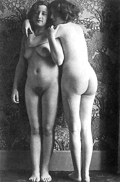 Vintage Erotische Fotokunst 9 - Aktmodell 6 Freundinnen #6673085