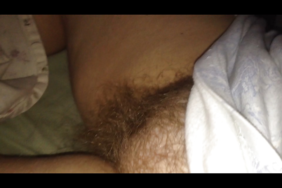 Super soft hairy pubes hanging from her ass & pussy.  #14902369