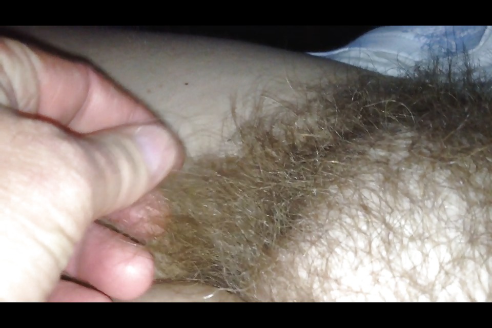 Super soft hairy pubes hanging from her ass & pussy.  #14902409