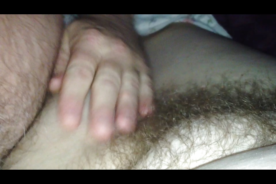 Super soft hairy pubes hanging from her ass & pussy.  #14902455