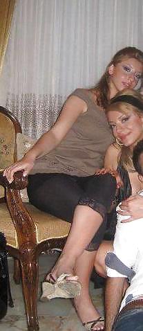 Persian and Arabic women with long toenails #13878107