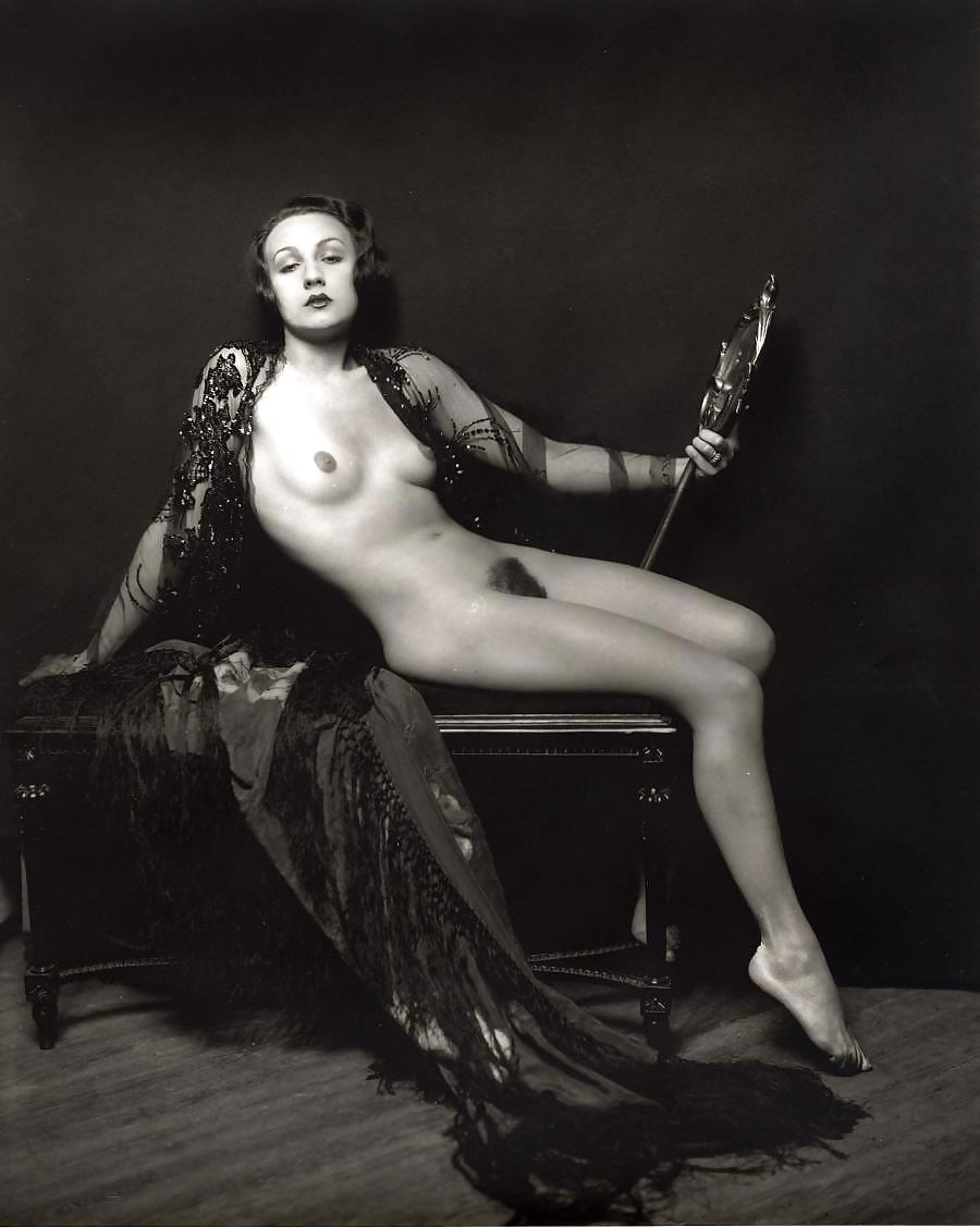 Vintage Erotic Photo Art 8 - Nude Model 5 Ziegfeld Girls #8667087