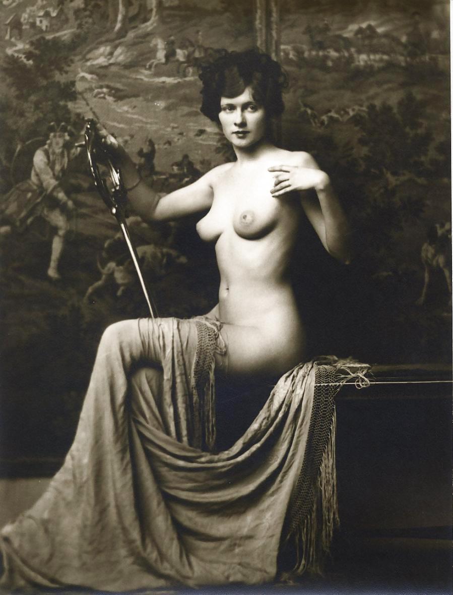 Vintage Erotic Photo Art 8 - Nude Model 5 Ziegfeld Girls #8667105