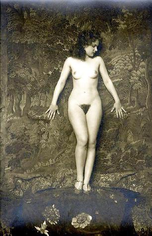 Vintage Erotic Photo Art 8 - Nude Model 5 Ziegfeld Girls #8667135