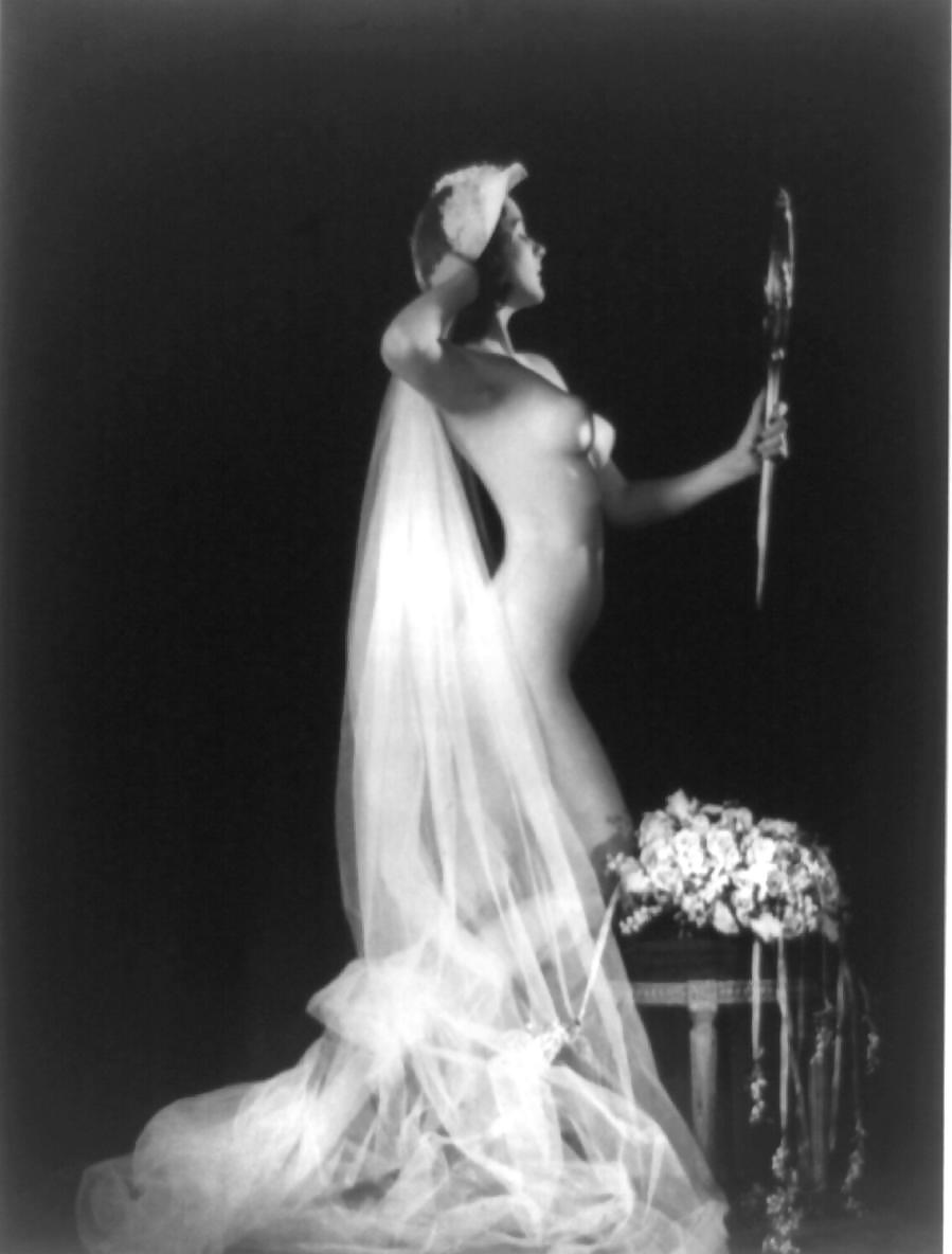 Vintage Erotic Photo Art 8 - Nude Model 5 Ziegfeld Girls #8667185