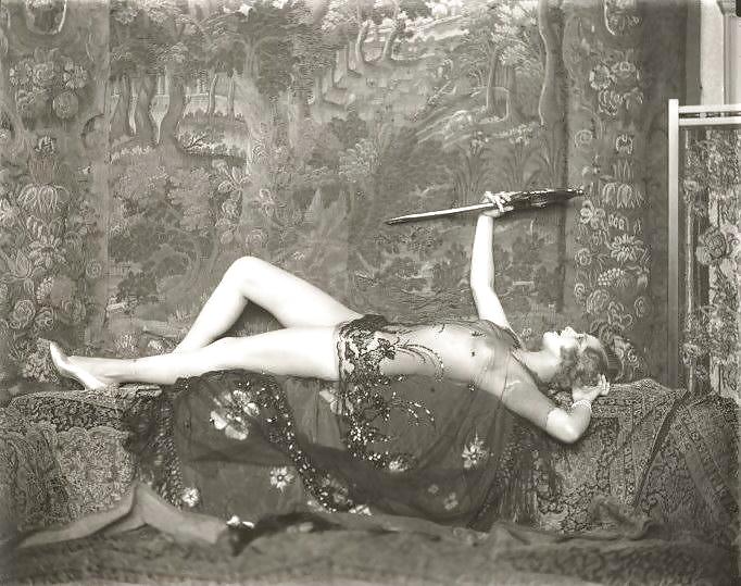 Vintage Erotic Photo Art 8 - Nude Model 5 Ziegfeld Girls #8667194