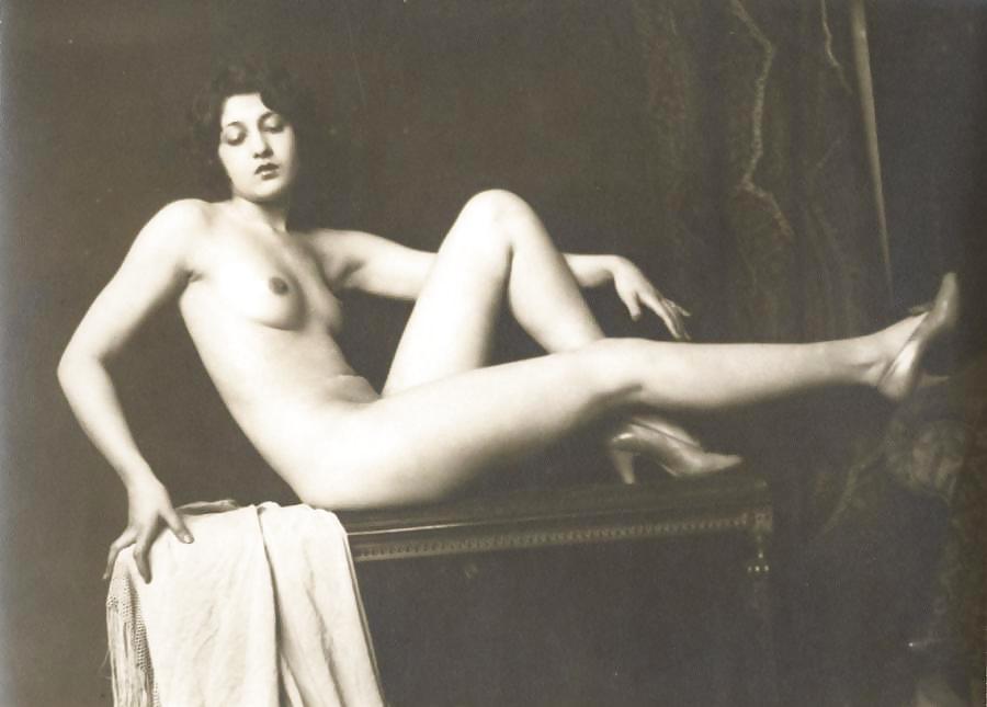 Vintage Erotische Fotokunst 8 - Aktmodell 5 Ziegfeld Mädchen #8667200