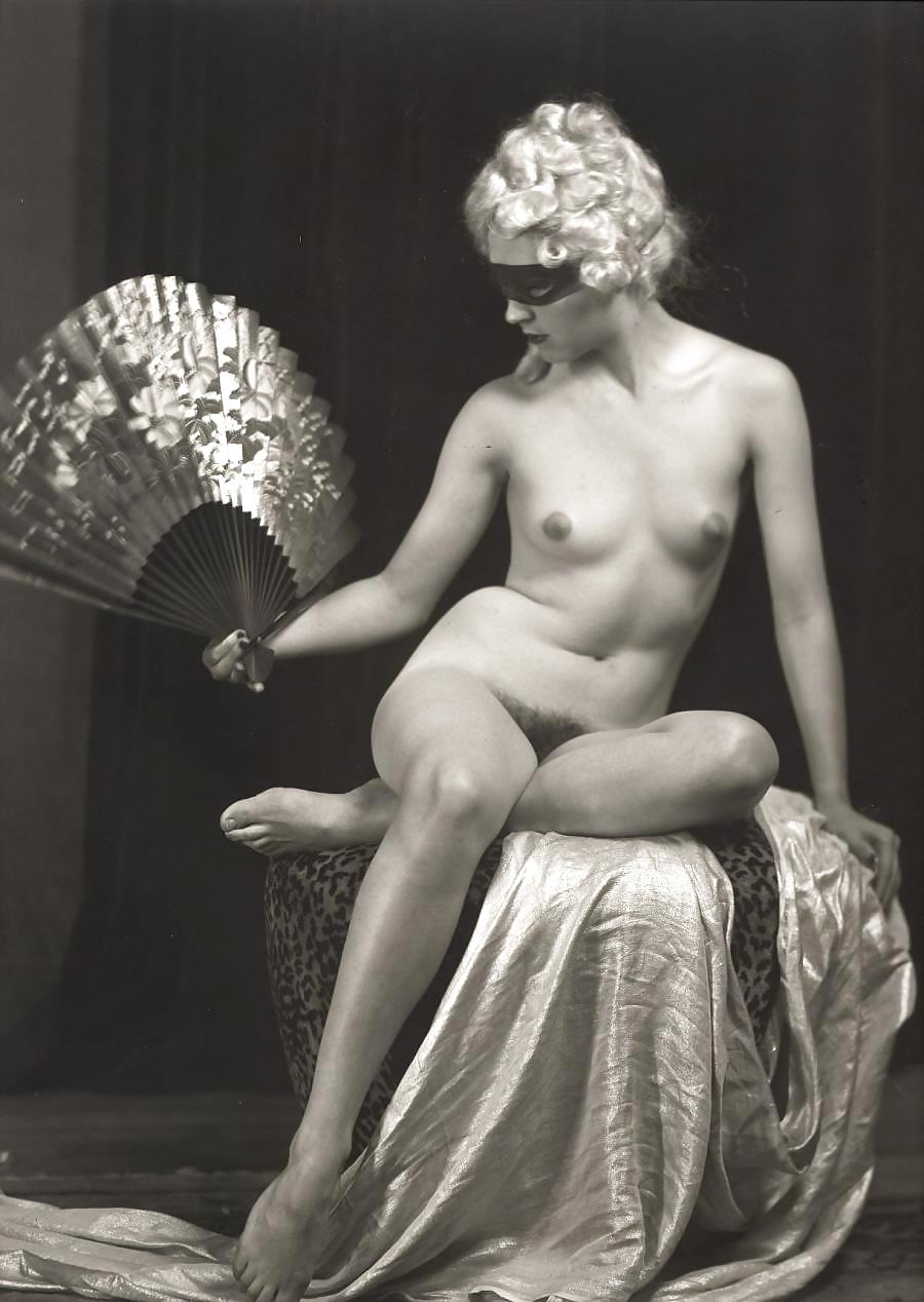 Vintage Erotische Fotokunst 8 - Aktmodell 5 Ziegfeld Mädchen #8667205