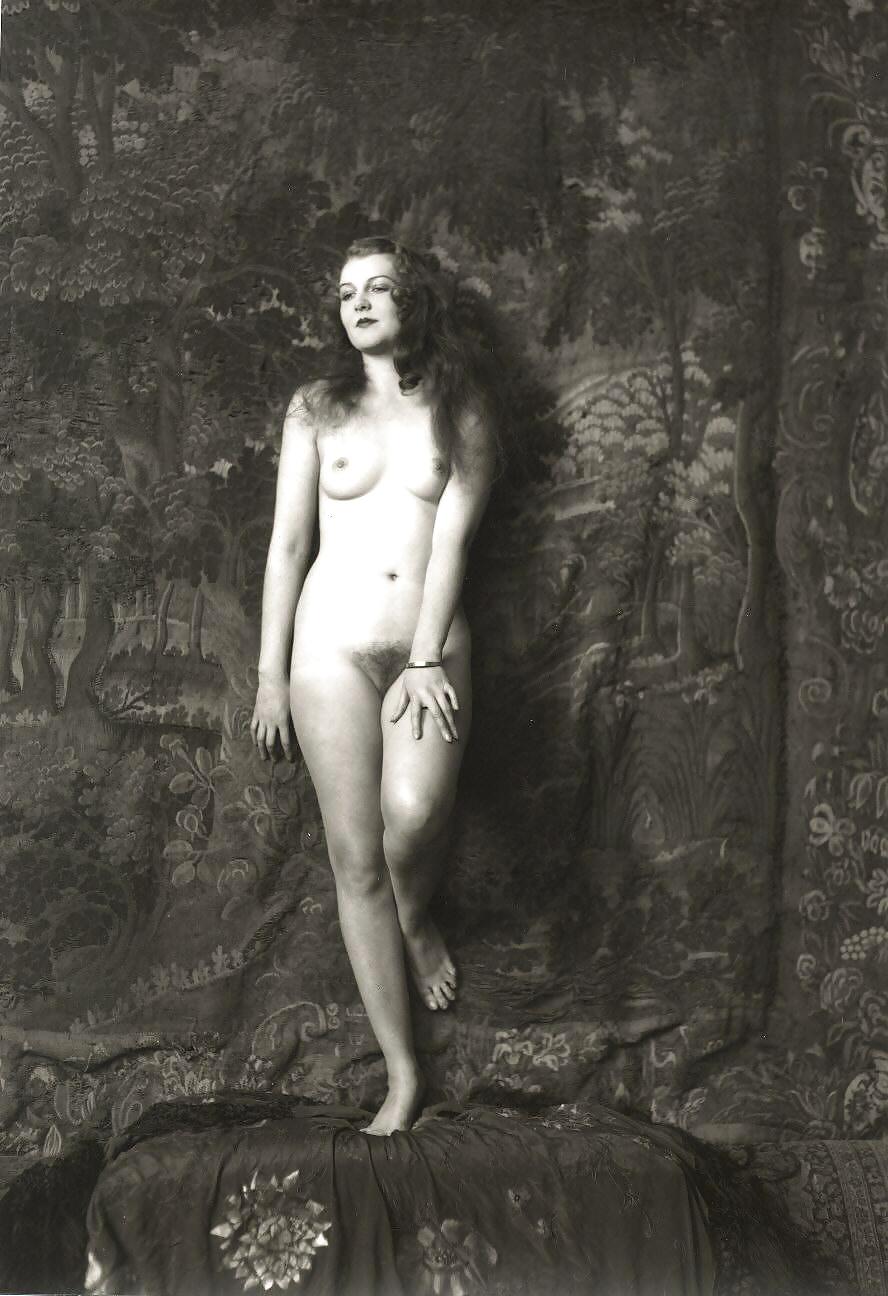 Vintage Erotic Photo Art 8 - Nude Model 5 Ziegfeld Girls #8667223