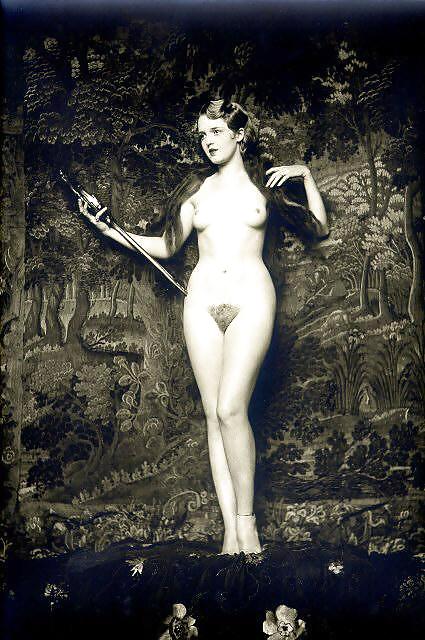 Vintage Erotische Fotokunst 8 - Aktmodell 5 Ziegfeld Mädchen #8667237