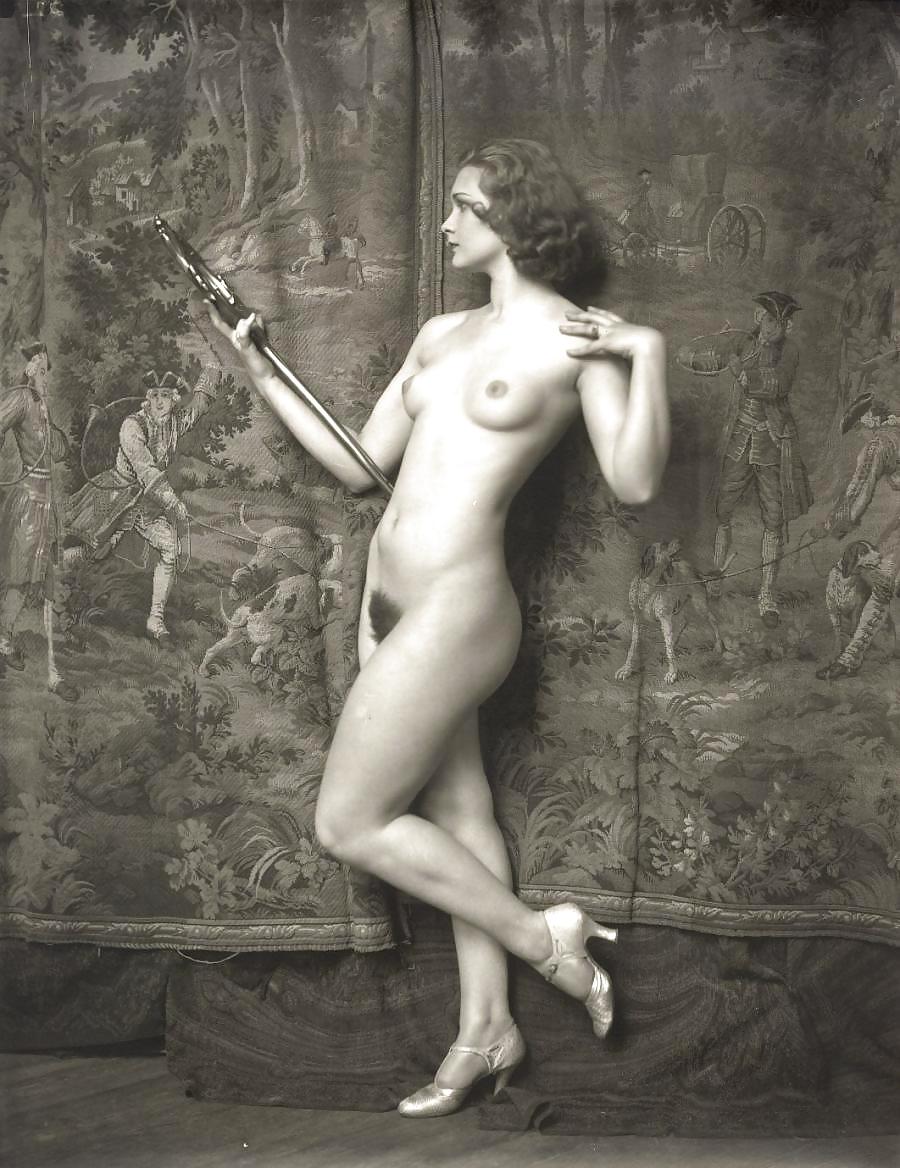 Vintage Erotic Photo Art 8 - Nude Model 5 Ziegfeld Girls #8667243