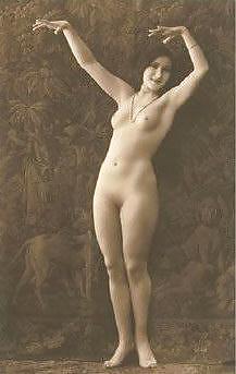 Vintage Erotic Photo Art 8 - Nude Model 5 Ziegfeld Girls #8667258