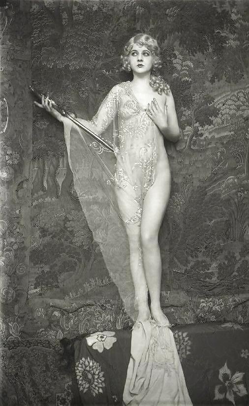 Vintage Erotic Photo Art 8 - Nude Model 5 Ziegfeld Girls #8667292