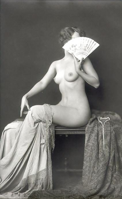 Vintage Erotic Photo Art 8 - Nude Model 5 Ziegfeld Girls #8667321