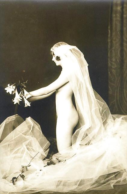 Vintage Erotic Photo Art 8 - Nude Model 5 Ziegfeld Girls #8667326
