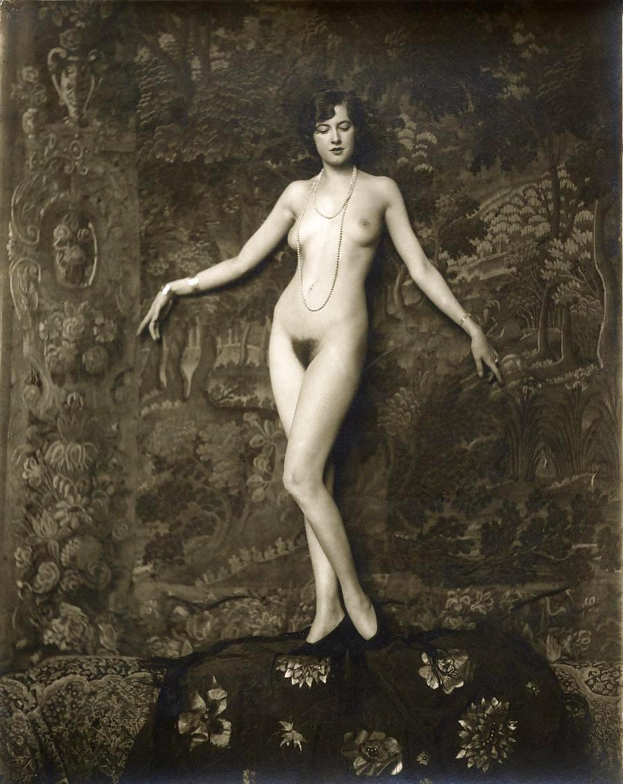 Vintage Erotic Photo Art 8 - Nude Model 5 Ziegfeld Girls #8667332