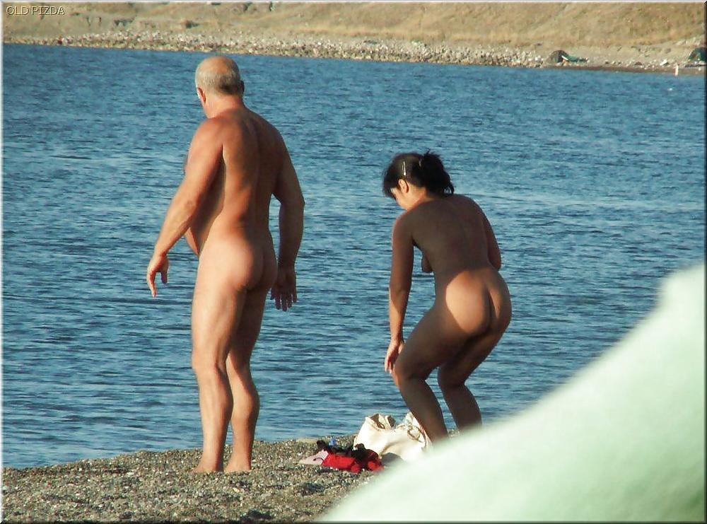 ältere Strand Nudisten #611543