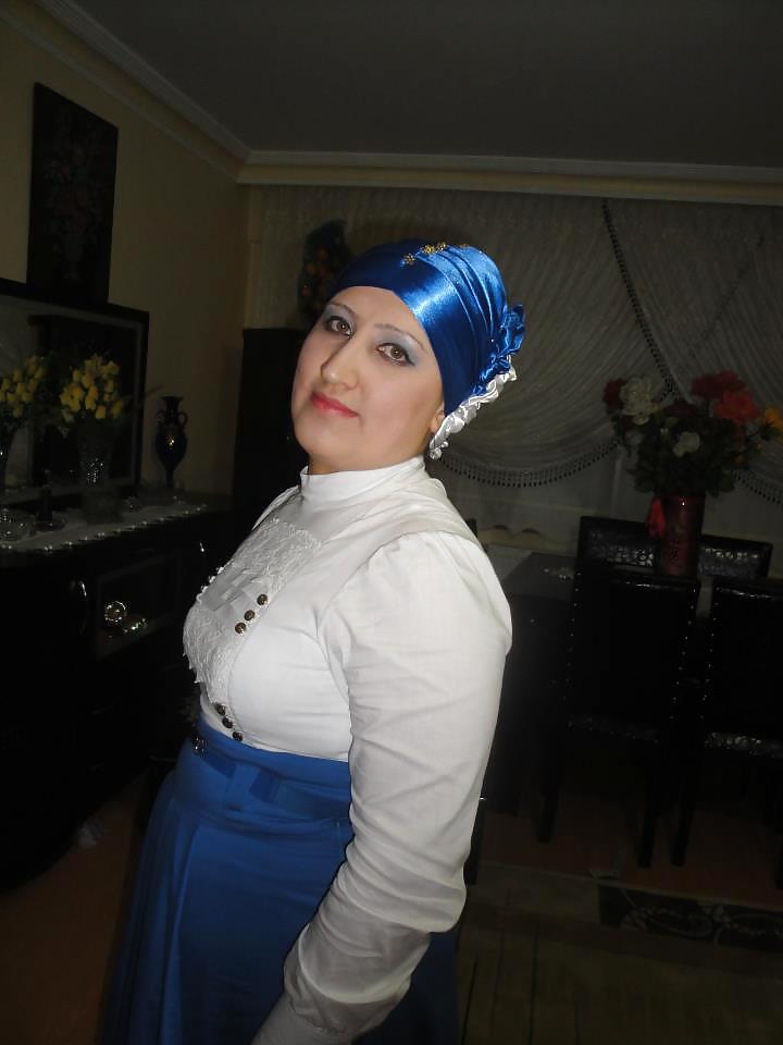 Turkish hijab arab turbanli asian russian #16609503