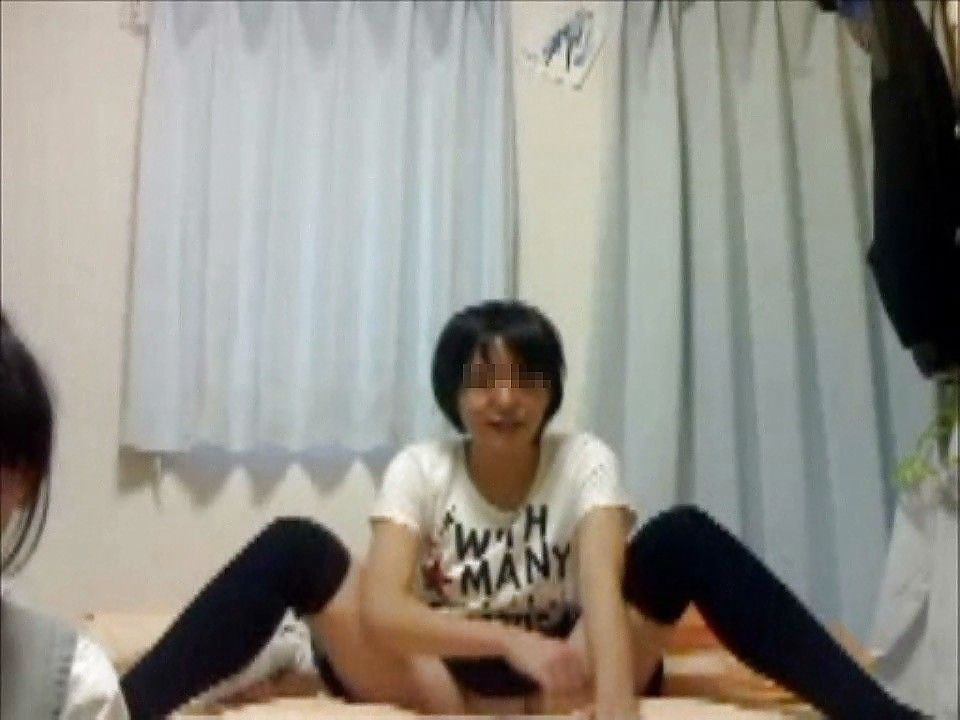 Japanese students prank on the webcam #11147339