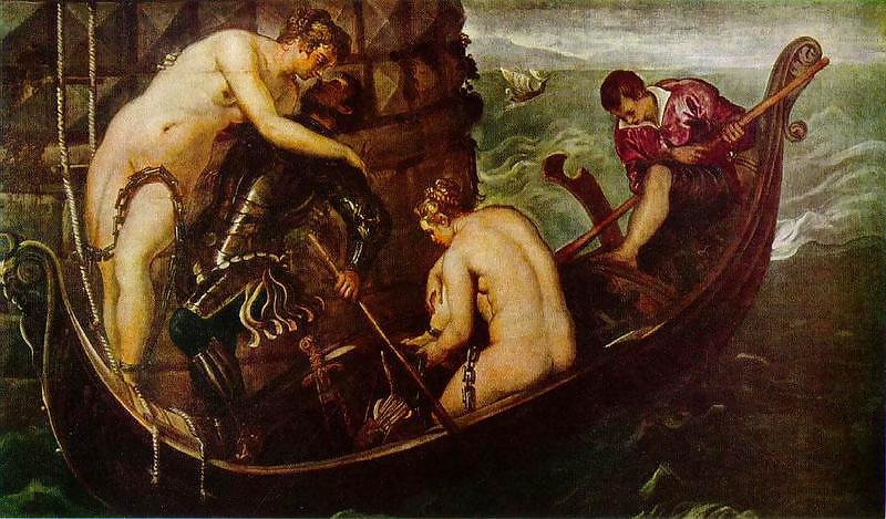 描かれたエロとポルノアート21 - Jacopo Tintoretto 
 #7633435