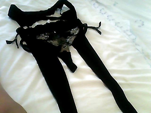 Air hostess stockings suspenders panties