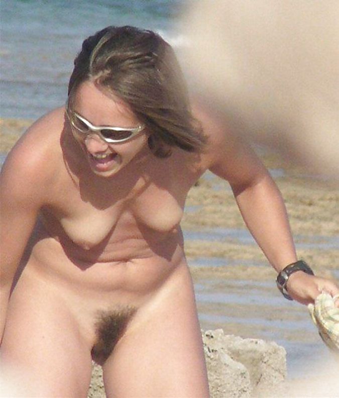 Hairy pussies at the beach #10901873