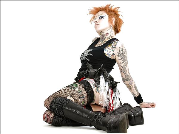 Rachel Gesicht Goth Punk Babe #3130730