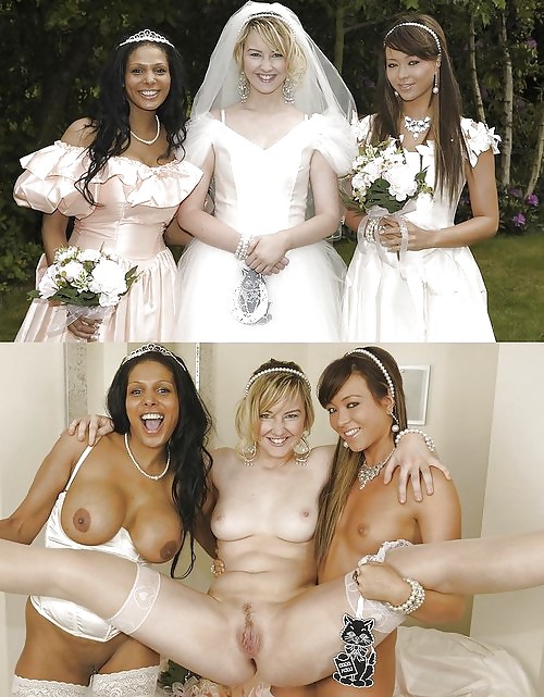 Nude brides, some dressed and undressed #19327942
