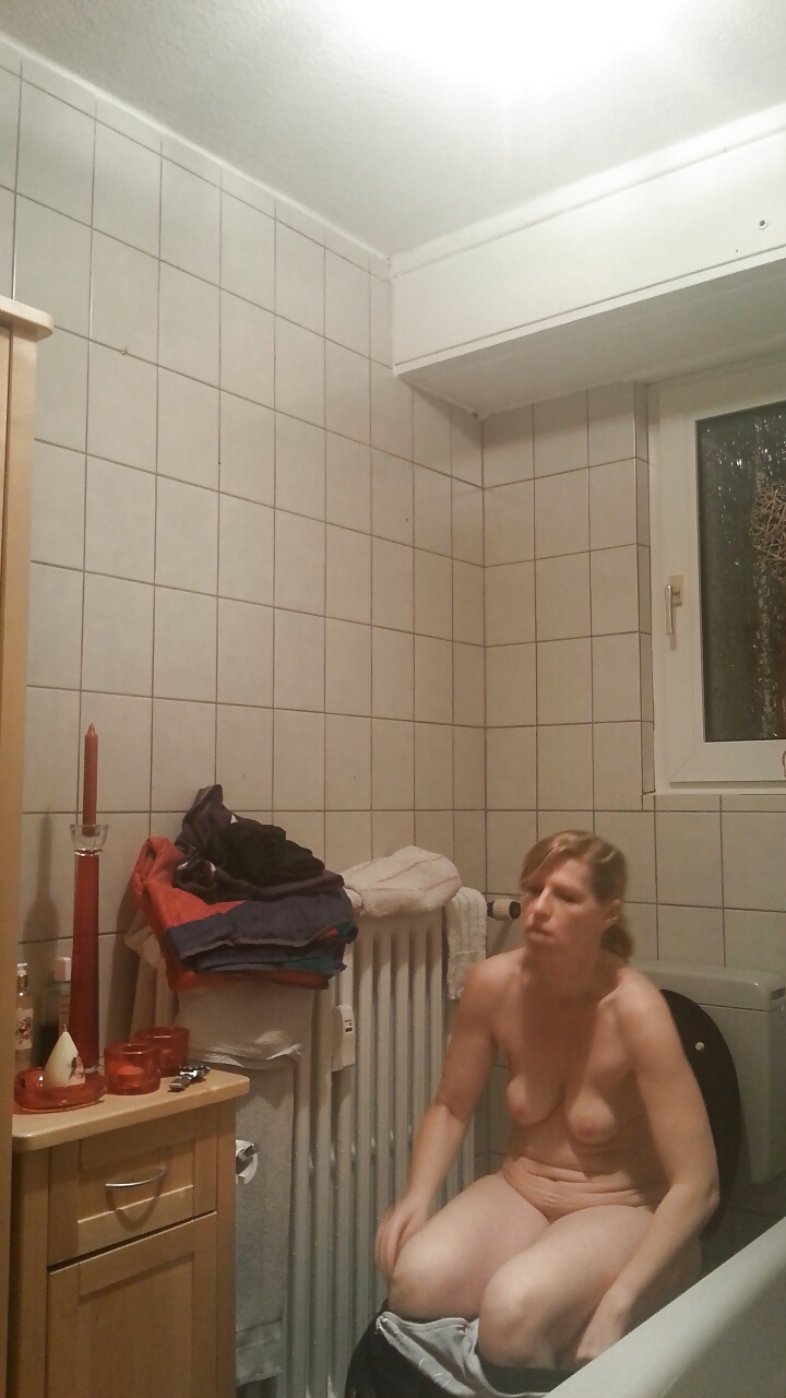 Moom on shower - hidden spy cam - big tits #14448749