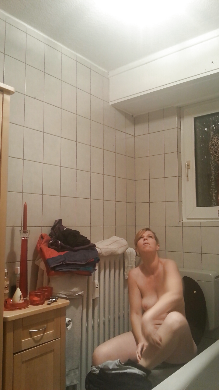 Moom on shower - hidden spy cam - big tits #14448760