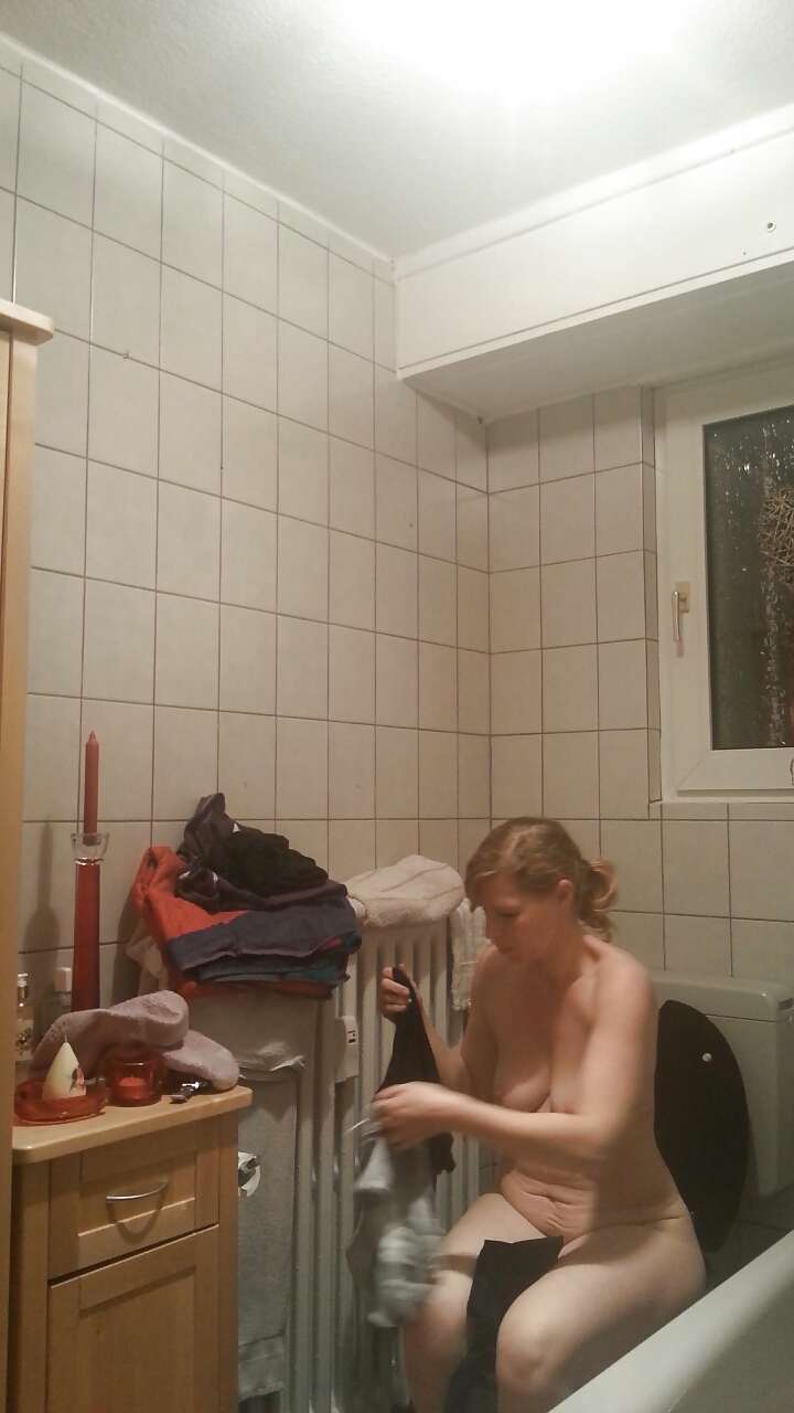 Moom on shower - hidden spy cam - big tits #14448812