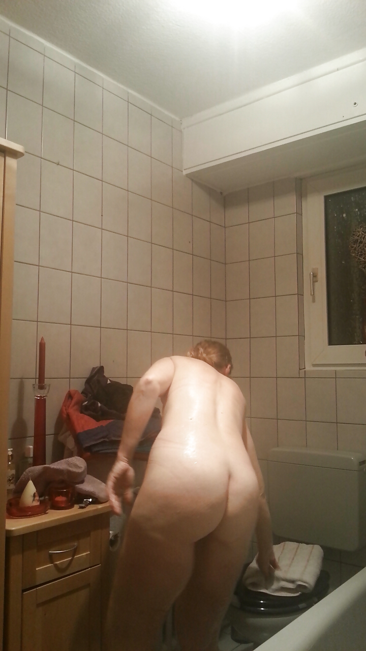 Moom on shower - hidden spy cam - big tits #14449008