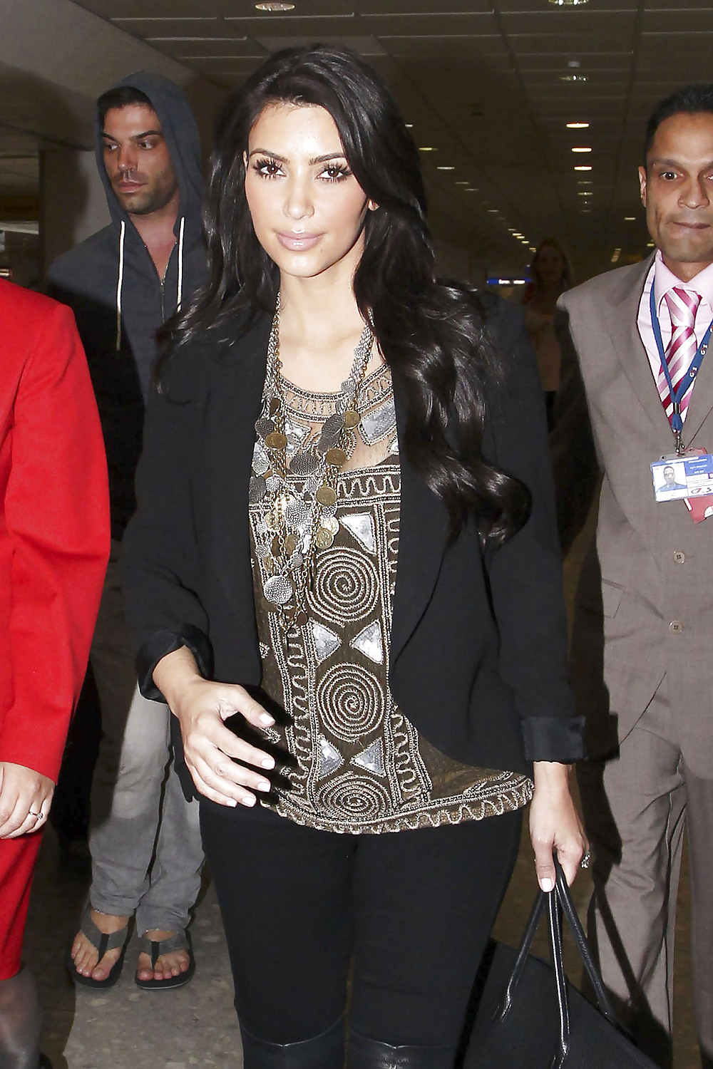 Kim kardashian aeroporto di heathrow a Londra
 #4088477