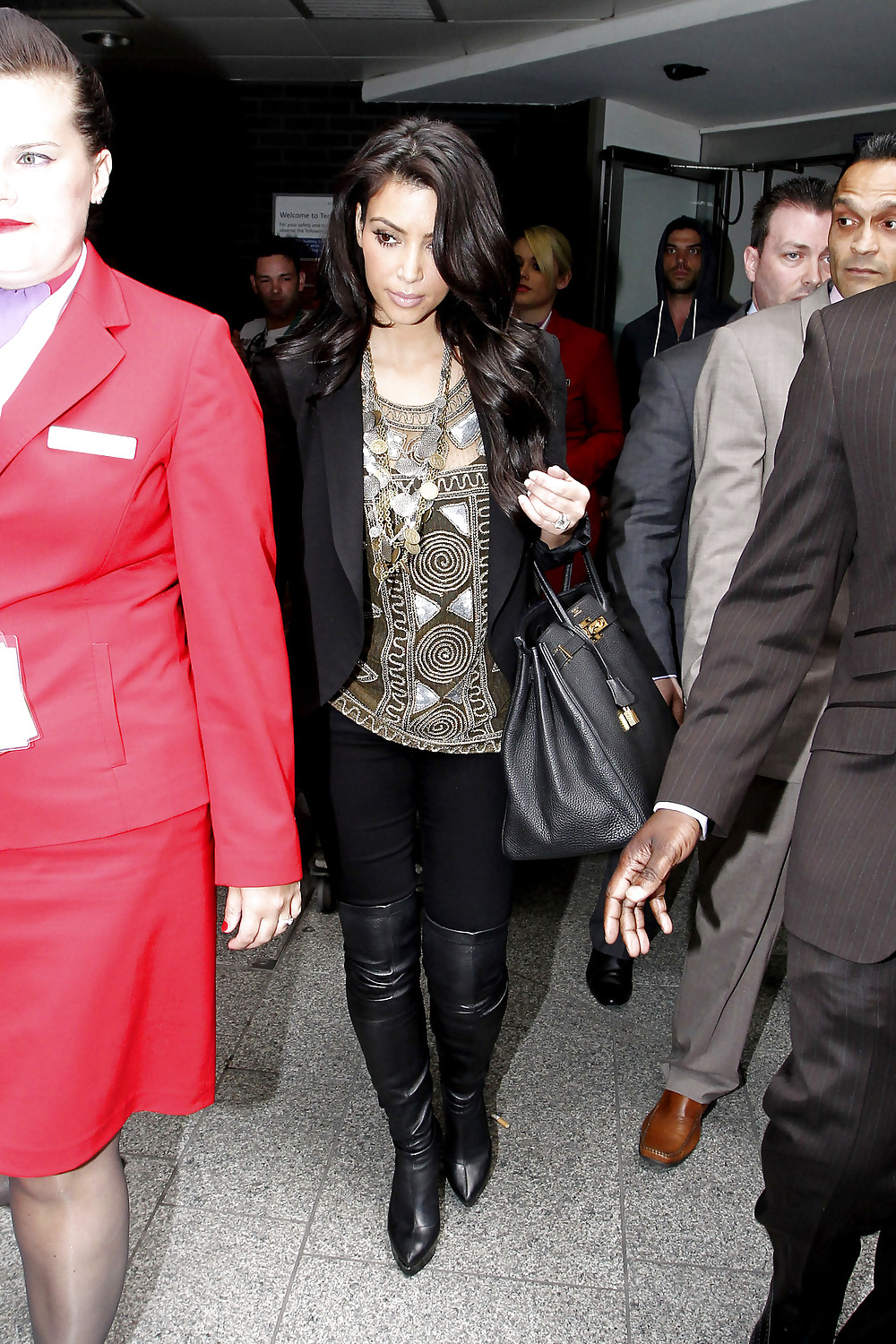 Kim kardashian aeroporto di heathrow a Londra
 #4088495