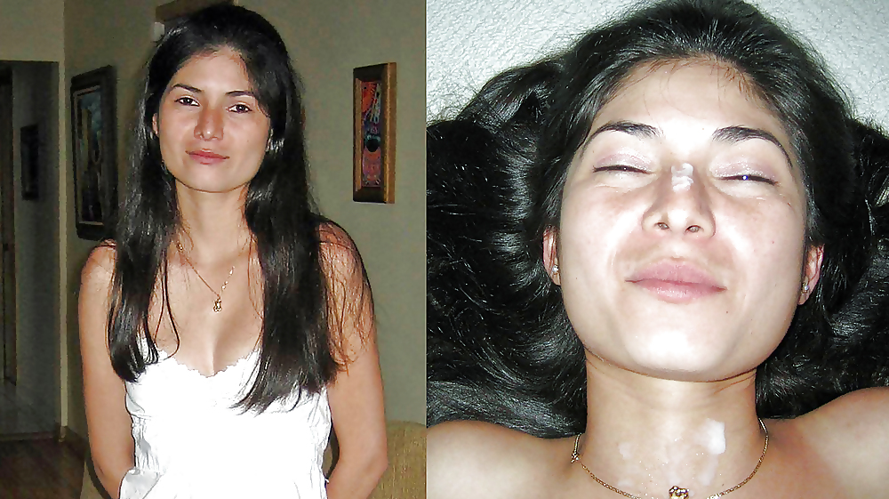Before and after facials and cumshots. Amateur. #19777647