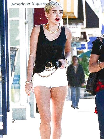 Miley Cyrus Hotpants Sexy Achats à Los Angeles Avril 2013 #17765816