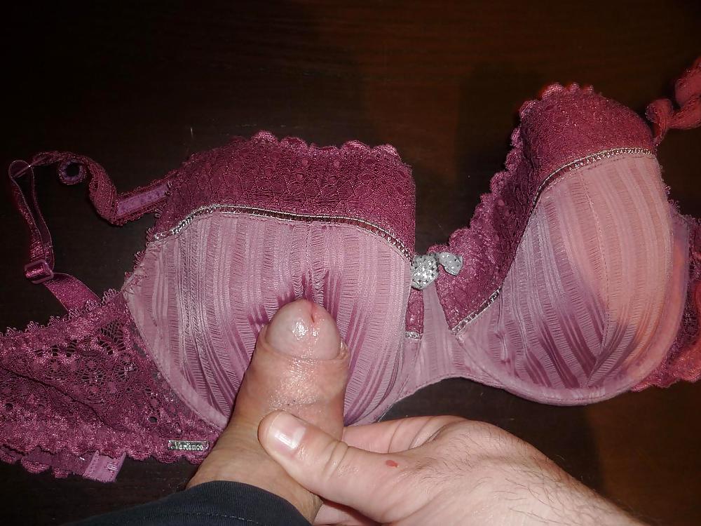 Cum on a friends' Wife Bra and panties #22612628