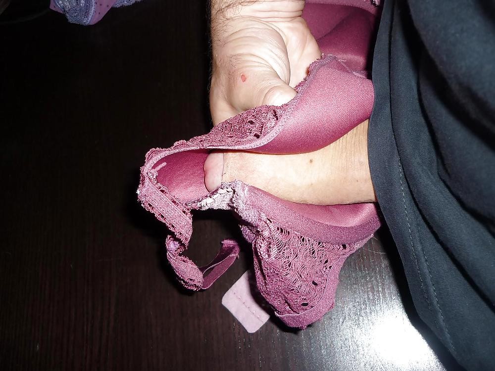 Cum on a friends' Wife Bra and panties #22612667