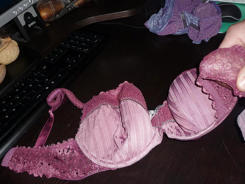 Cum on a friends' Wife Bra and panties #22612688