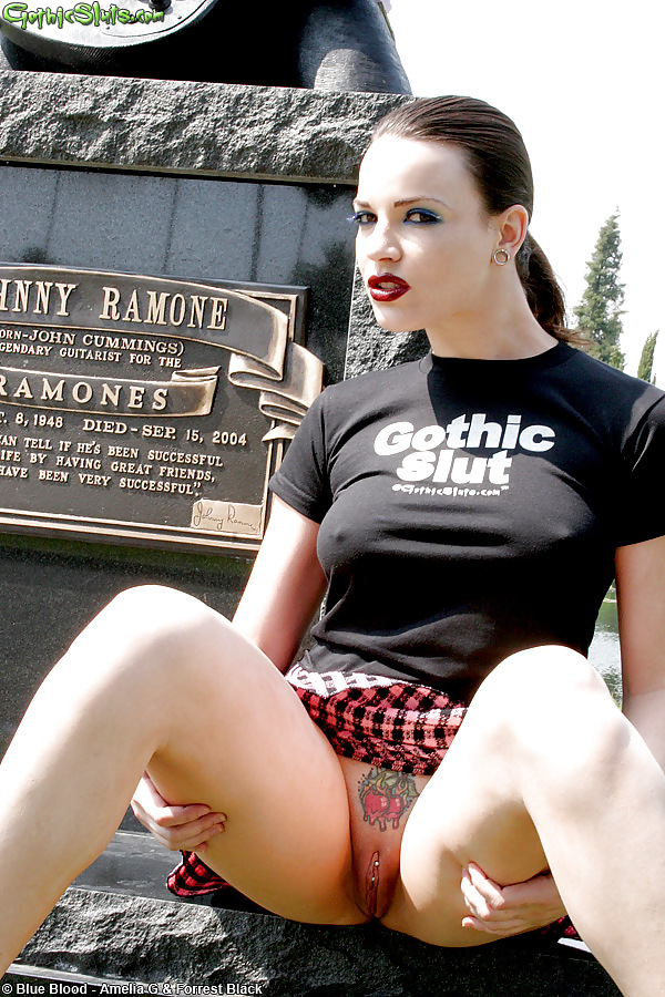 Dana DeArmond Goth Graveyard Flashing #9803179