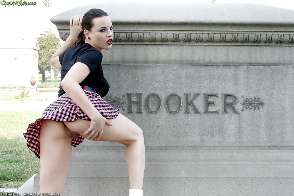 Dana DeArmond Goth Graveyard Flashing #9803235