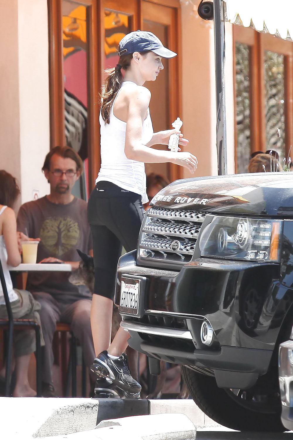 Miranda Kerr in collant lasciando una palestra a Hollywood
 #4428271