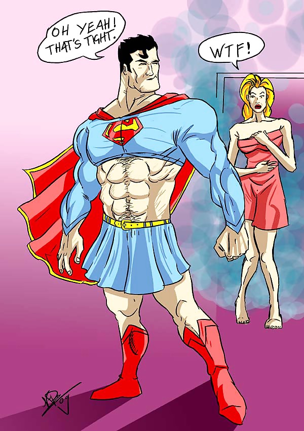 Dessins Animés Images Comiques De Super-héroïnes Dom & Sub #1433952