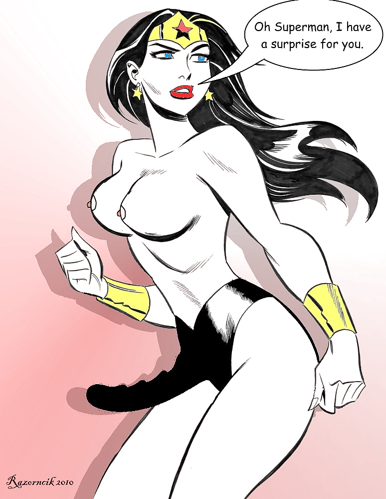 Dessins Animés Images Comiques De Super-héroïnes Dom & Sub #1434021